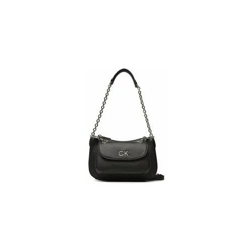 Calvin Klein Ročna torba Re-Lock Dbl Shoulder Bag K60K610183 Črna