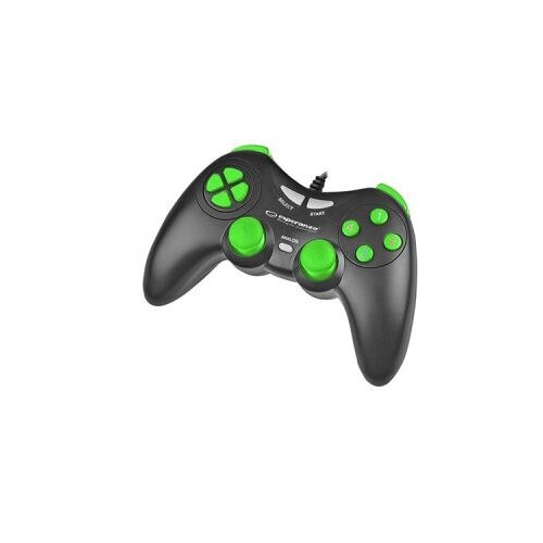 Game Pad ESPERANZA FIGHTER, vibration, PC, USB, black/green, EGG105KG Cijene