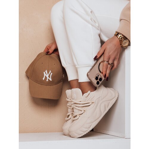 DStreet Sneakersy damskie na platformie LALANDRA beżowe Slike