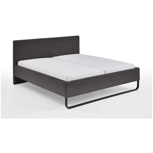 Meise M&amp;ouml;bel Siva oblazinjena zakonska postelja 180x200 cm Swing &amp;ndash; Slike