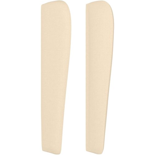  Uzglavlje s u&amp;scaron;ima krem 103x23x118/128 cm od tkanine Slike