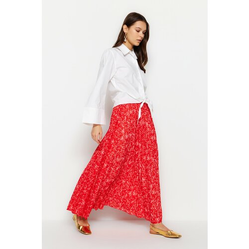 Trendyol Skirt - Red - Maxi Slike