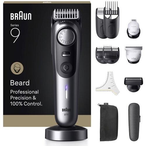 Braun BeardTrimmer 9 BT9560 Battery 52 2 cm Wet & Dry Black, Grey Cijene
