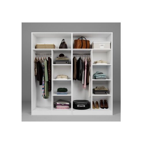 Hanah home ormar bele boje lucas 1600 87 Slike
