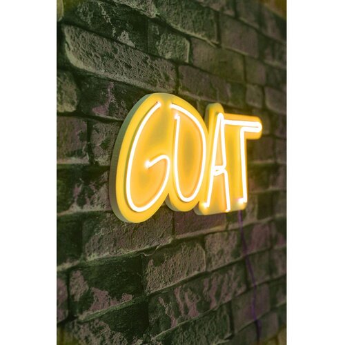 Wallity Dekorativna plastična LED rasveta GOAT Yellow Cene