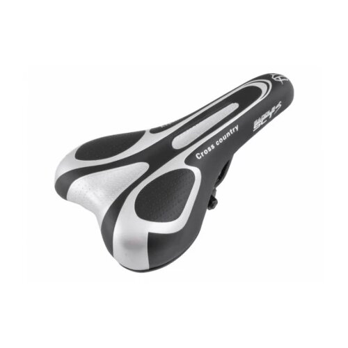 ViTcomp Sedlo mtb sivo crno cross country Cene