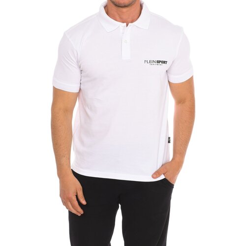 Philipp Plein Sport Polo majice kratki rokavi PIPS500-01 Bela Cene