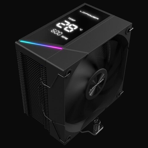 LC-Power LC-CC-120-DB6 Cooler DIGI series AIR Cooler 230w TDP, 120mm, Display Cijene