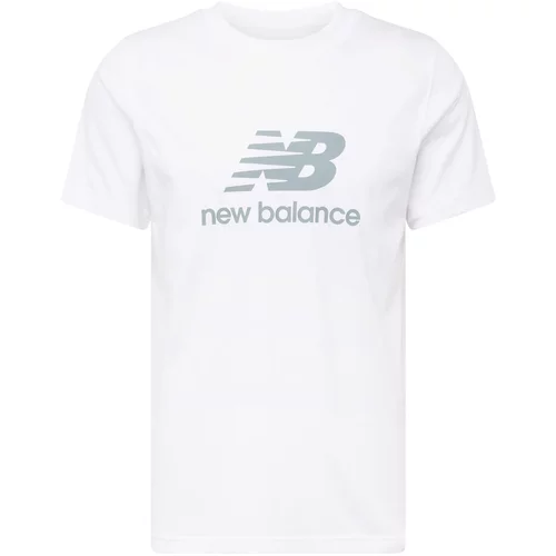 New Balance Majica siva / bijela