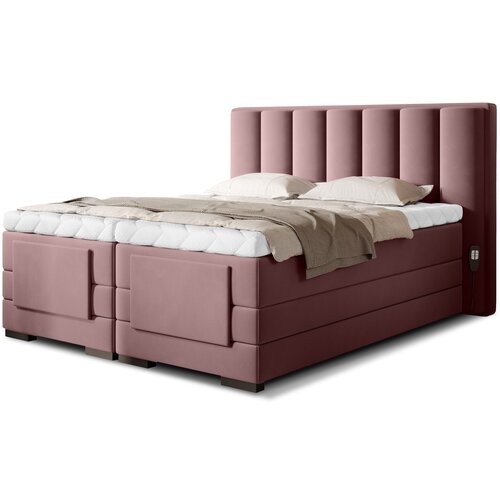 ELTAP Elektri�ni boxspring krevet Veros s podesivim uzglavljem i podno�jem-140x200-Velvetmat 24 Cijene