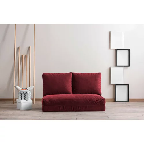 Atelier Del Sofa Bordo rdeča raztegljiva sedežna garnitura 120 cm Taida –