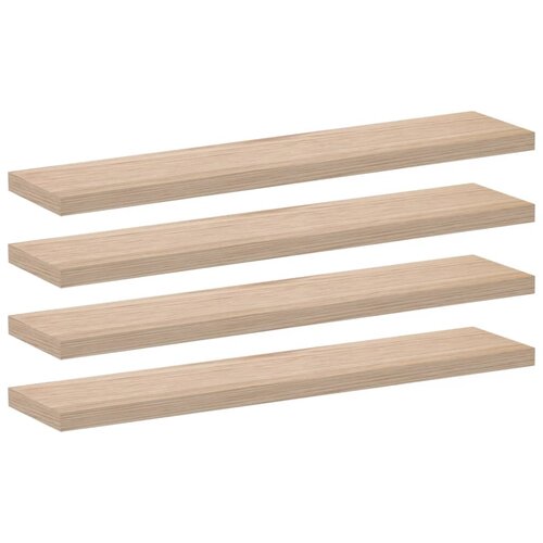  Plutajuće police 4 kom 110x23,5x4 cm od konstruiranog drva Slike