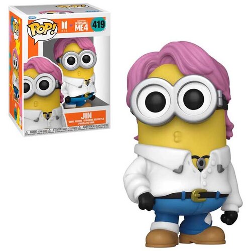 Funko figura pop! rocks: minions x bts - jin Cene