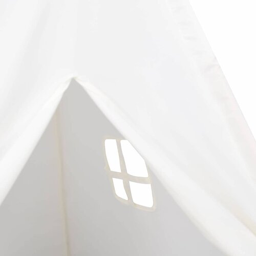  Teepee &amp;scaron;ator Bijelo 120 x 120 x 150 cm Tkanina i plastika Slike