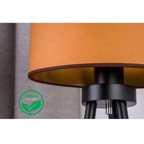  Duolla - Stona lampa OVAL VEGAN 1xE27/15W/230V prečnik 30 cm braon Slike
