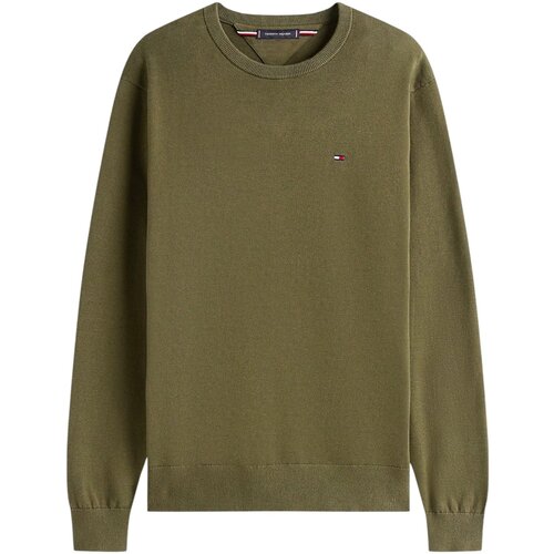 Tommy Hilfiger Puloverji ESSENTIAL SSNL COTTO MW0MW39999 Zelena Slike