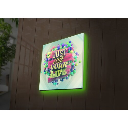 Wallity Slika sa LED osvetljenjem 2828DACT-38, 28x28 cm Cene