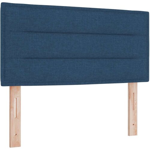  Krevetni okvir s madracem Plavi Tkanina 100 x 200 cm Slike
