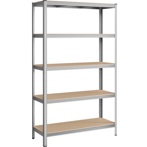 Songmics regal 60 x 120 x 200 cm, rjavo-srebrn, GLR060E01 Cene