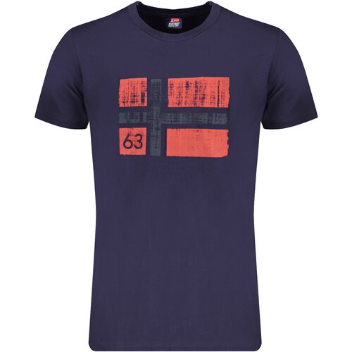 Norway 1963 MEN&amp;amp;#39;S SHORT SLEEVE T-SHIRT BLUE Slike