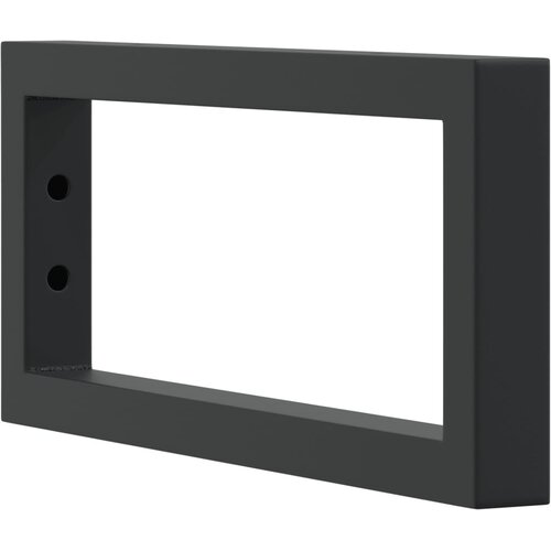  Nosači polica za umivaonik 2 kom crni pravokutni čelični Crna 15 x 35 cm Slike