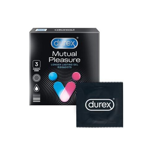 Durex Mutual Pleasure kondomi 1 pakiranje za mo&amp;scaron;ke Slike