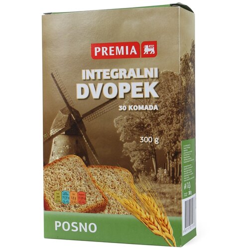 Maxi pekara pakovani proizovd Dvopek integralni Maxi 300g Cene