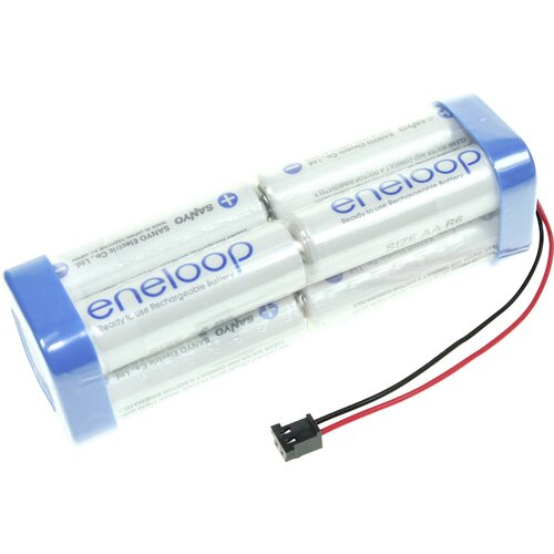 Panasonic eneloop Doppelw&uuml;rfel F2x2x2 Graupner akumulatorski paket 8x Mignon (AA) kabel, vtikač NiMH 9.6 V 1900 mAh Akumulatorski paket enel, (20829054) Cene