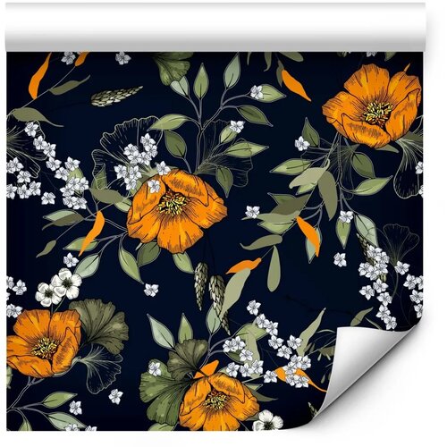  Tapeta - Orange Bloom 50x1000 Standard Slike