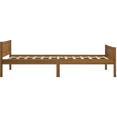 vidaXL okvir za krevet od masivne borovine boja meda 100 x 200 cm Cijene