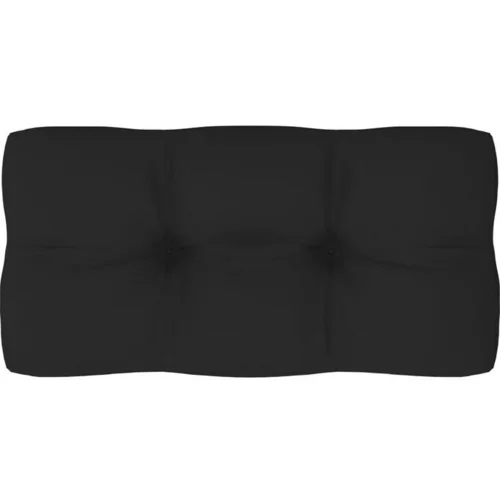  Blazina za kavč iz palet črna 80x40x10 cm