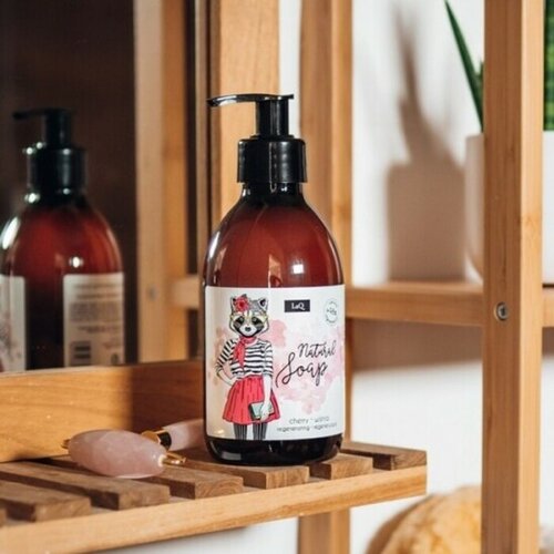 LaQ tečni sapun i gel za tuširanje sa mirisom trešnje 300ml | kozmo Slike