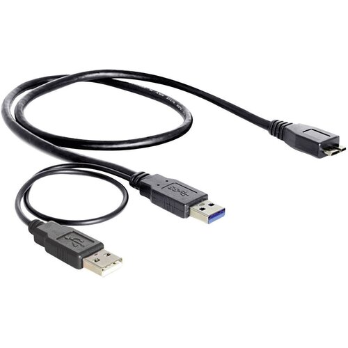 Delock USB kabel USB 3.2 gen. 1 (USB 3.0) USB-A vtič\, USB-mikro-B 3.0 vtič 0.20 m črna UL-certificirano 82909, (20416205) Cene
