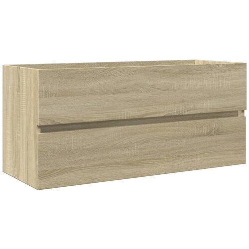 vidaXL Omarica za umivalnik sonoma hrast 100x38,5x45 cm inženirski les, (21327197) Cene