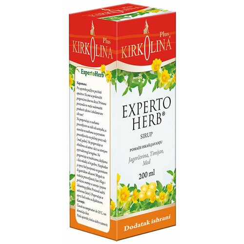 kirkolina® experto herb sirup za iskašljavanje 200ml Slike