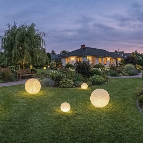 Kanlux 45934 - Spolja&amp;scaron;nja lampa STONO 1xE27/15W/230V prečnik 20 cm IP65 bež Slike
