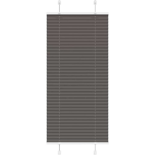 vidaXL Plisirana žaluzija črna 60x100 cm Širina tkanine 59,4 cm Cene