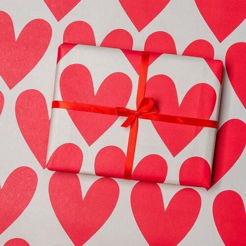 Rex London Darilni papir v kompletu 5 ks Hearts &amp;ndash; Slike