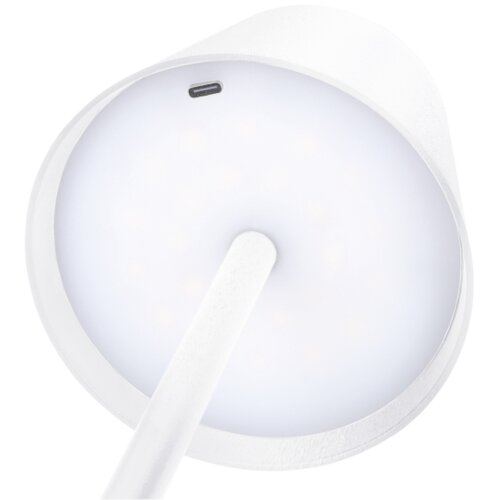 Solight WO69-W - LED stona lampa LUCCA, prigu&amp;scaron;iva, punjiva, sa dodirnim upravljanjem, LED/3,7V 2000 mAh, bela Slike
