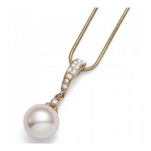 Ženski oliver weber class gold crystal pearl lanČiĆ sa swarovski belom perlom ( 11548g ) Slike