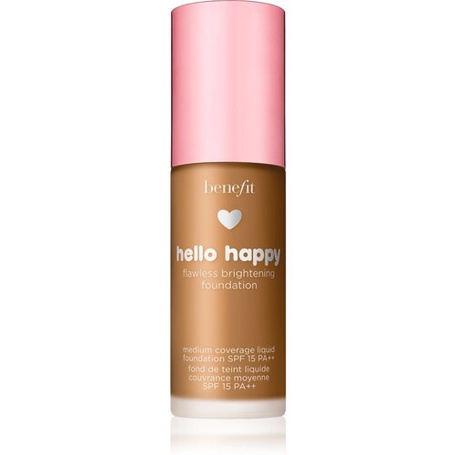 Benefit Hello Happy Flawless Brightening Foundation posvjetljujući tekući puder SPF 15 nijansa 07 Medium-Tan Neutral 30 ml Cijene