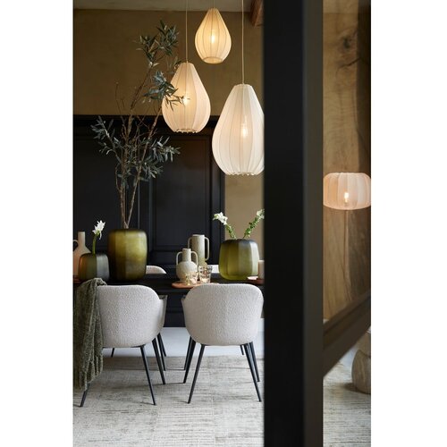Light &amp;amp; Living Bež viseča svetilka s steklenim senčilom &amp;oslash; 28 cm Itela &amp;ndash; Slike