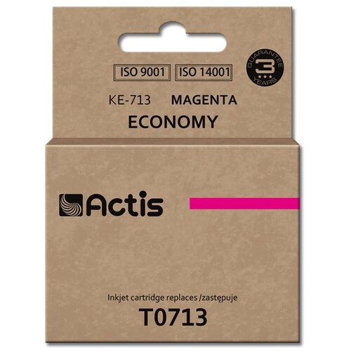 Actis KE-713 Ink (replacement for Epson T0713, T0893, T1003; Standard; 13,5 ml; magenta) Slike