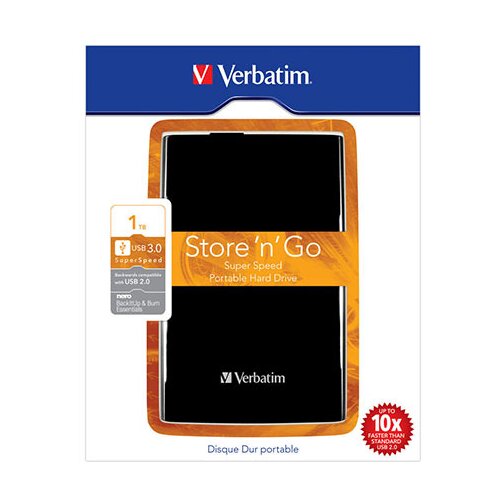 Verbatim EXT.HDD 1 TB, 53023, USB 3.0, 2.5”, black Cijene