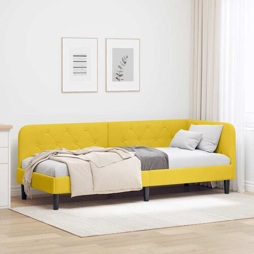  Kutni okvir kreveta Žuta 80 x 200 cm Bar&scaron;un Cijene