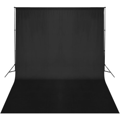 VidaXL Pozadinski sustav s potporom 500 x 300 cm crni Slike
