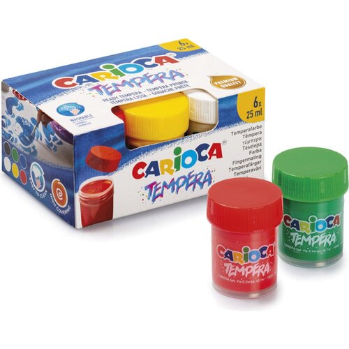 Carioca Set šarenih tempera 6x25ml - Cene