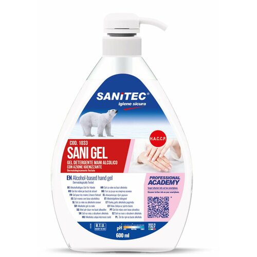 SANITEC gel za dezinfekciju ruku Sani Gel 600ml Cene