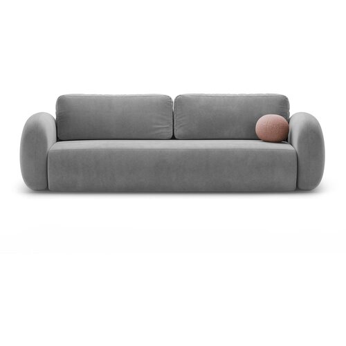 Cosmopolitan Design Tamno siva baršunasti sklopiva/s prostorom za odlaganje sofa 262 cm Tonale – Cijene
