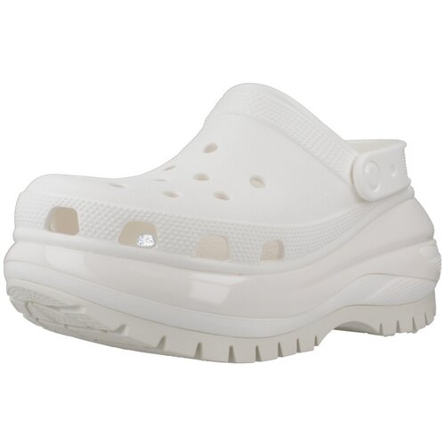 Crocs Japonke CLASSIC MEGA CRUSH CLOG Bela Slike